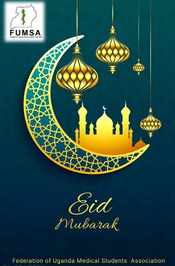 Eid Mubarak to our vibrant #Muslim community,Federation of Uganda Medical Students! 🌙✨ May this joyous occasion bring blessings, peace, and unity to all. Wishing you a day filled with love, laughter, and cherished moments with family and friends. #EidMubarak #FUMSA #Uganda