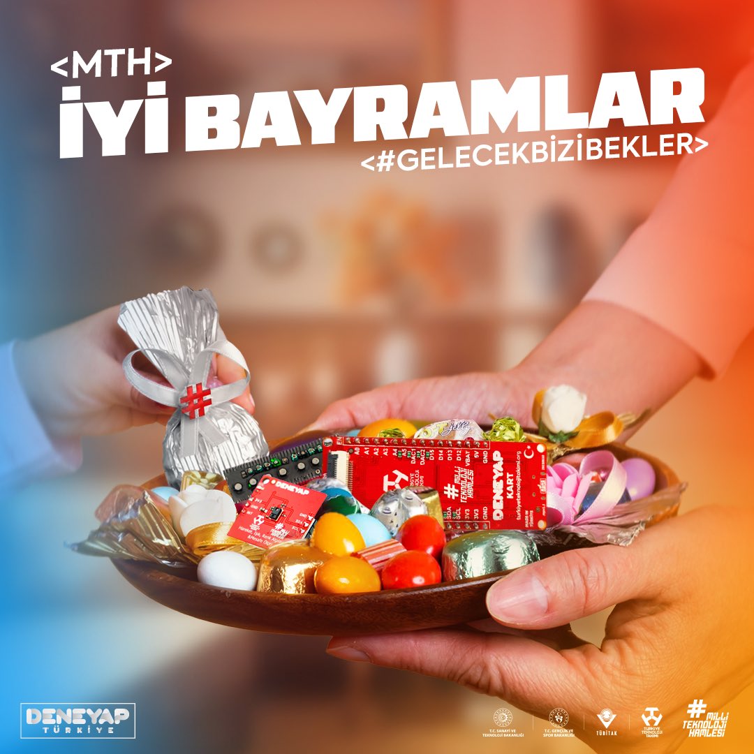 <😊🚀🍬> < Herkese iyi bayramlar dileriz. >