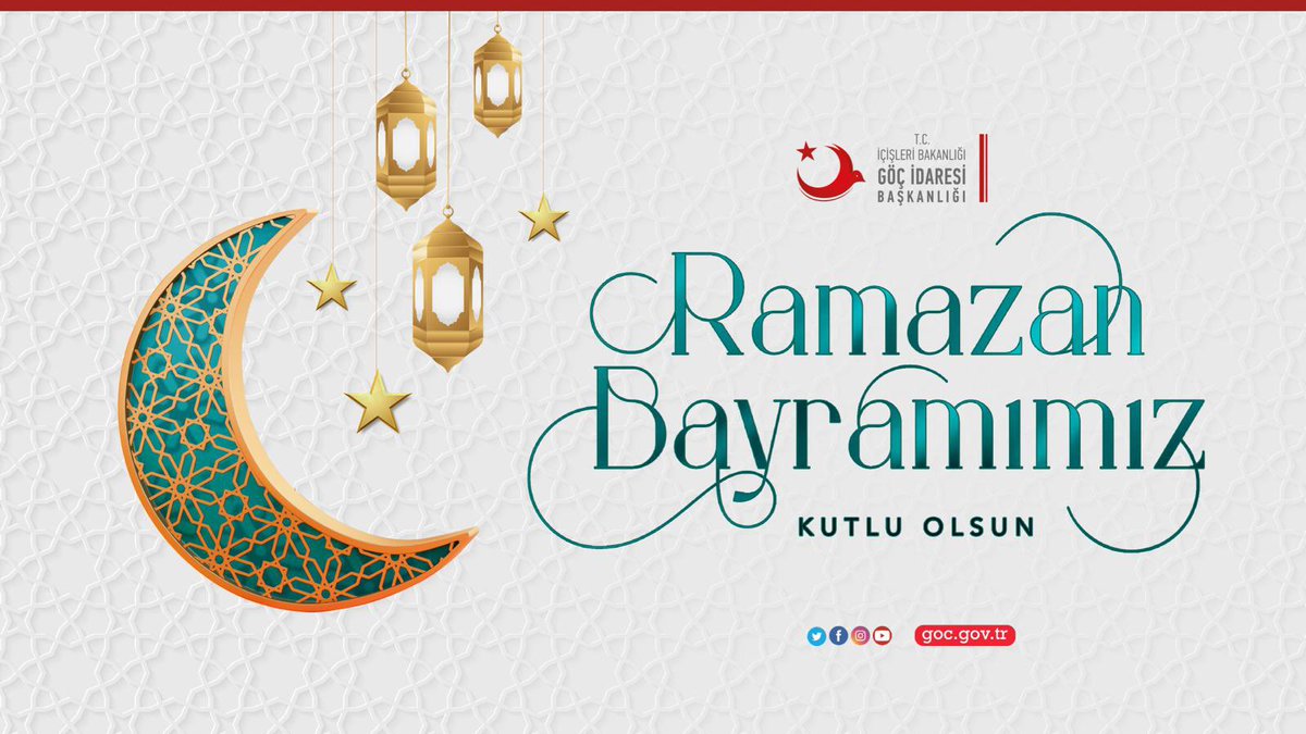 Aziz milletimizin ve İslam aleminin Ramazan Bayramını tebrik eder; birlik ve beraberliğimizin daim olduğu, sağlık, esenlik ve huzur dolu bayramlar dileriz. #RamazanBayramı