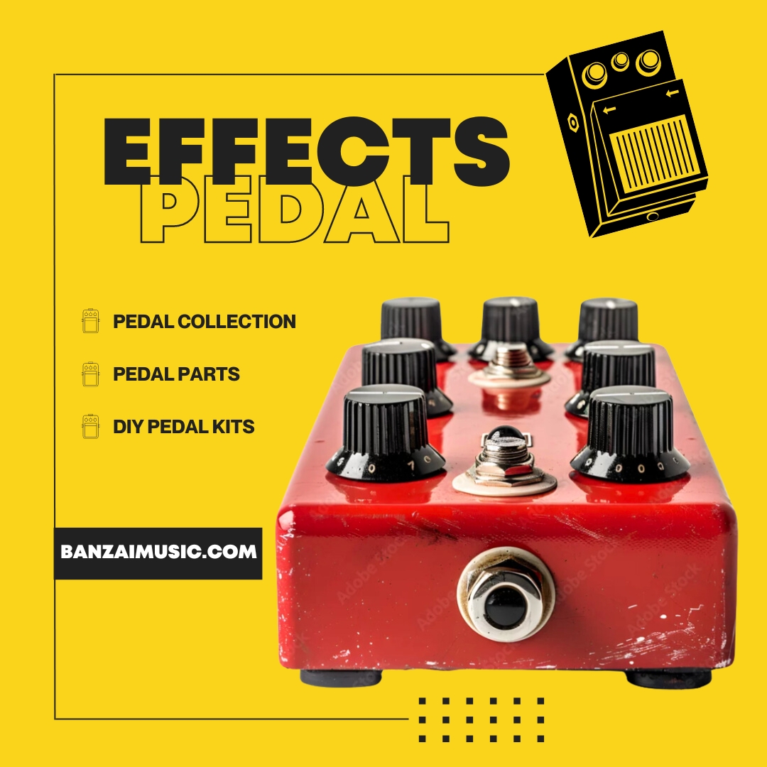 Calling all tone chasers! 🎛️ 🚀Discover a world of effects pedals from renowned brands at Banzai Music. And for those who love to tinker, we've got spare parts and DIY pedal kits to fuel your creativity! 

Checkout banzaimusic.com/Effects/
We Ship Worldwide🌎.

#effectspedal