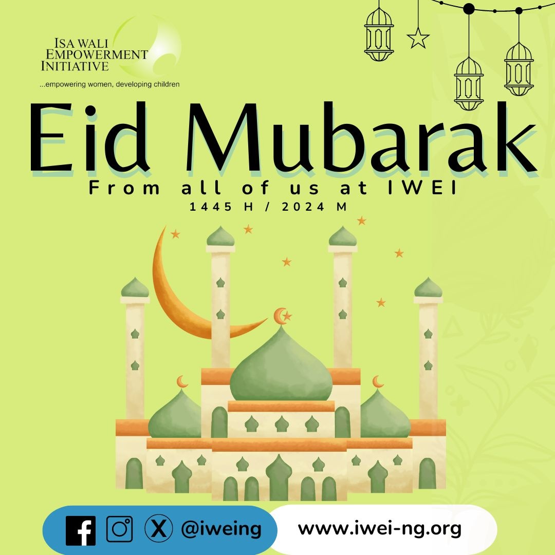 Eid Mubarak from all of us at IWEI! Wishing you a joyous and prosperous Eid filled with love, laughter, and blessings. #EidMubarak #IWEI