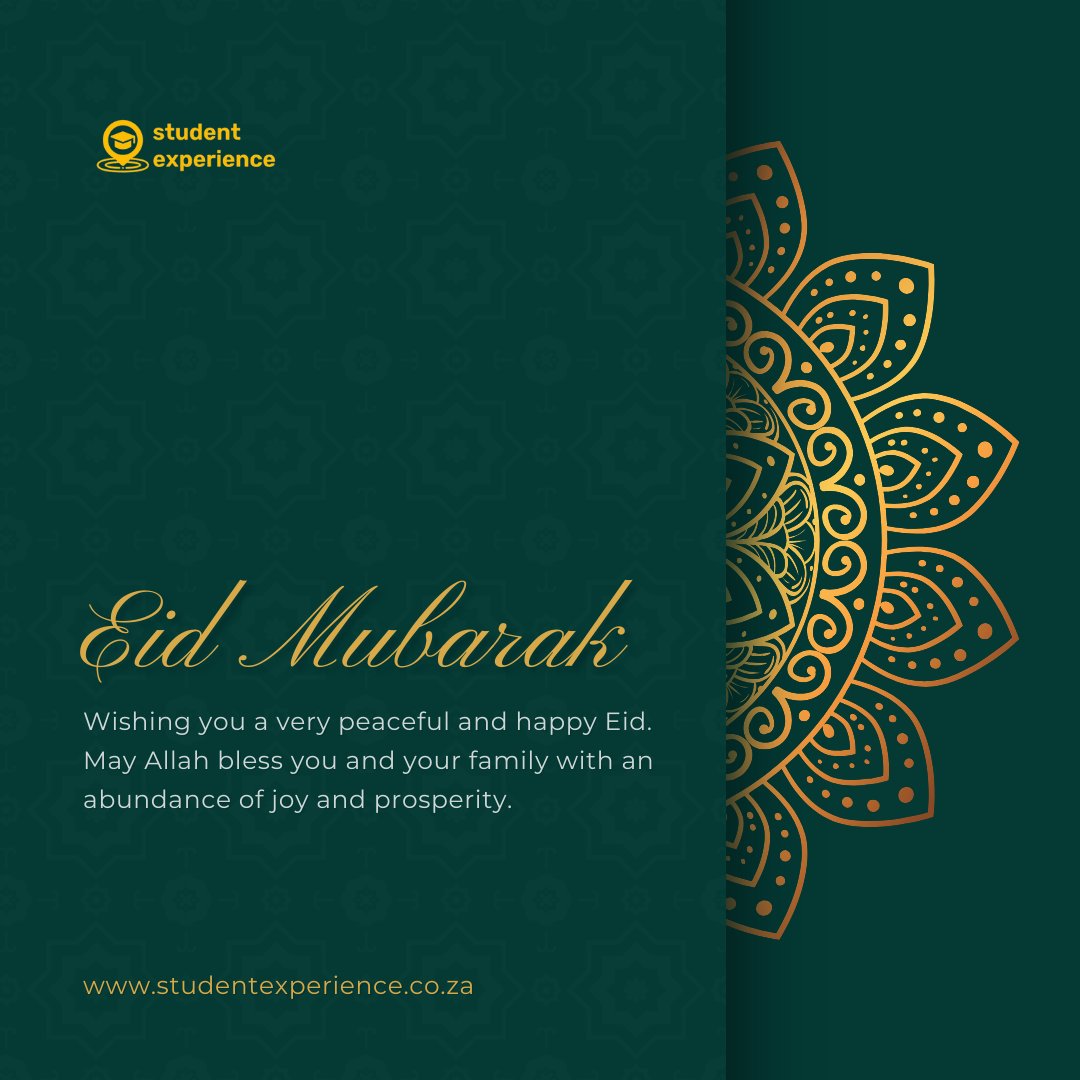 Student_Exp's tweet image. 🌙✨ Wishing you and your loved ones a joyous Eid Al-Fitr! May this special day bring happiness, peace, and prosperity to your lives. Eid Mubarak! 🕌🎉 
#EidAlFitr #EidMubarak #Celebration #Peace #Joy