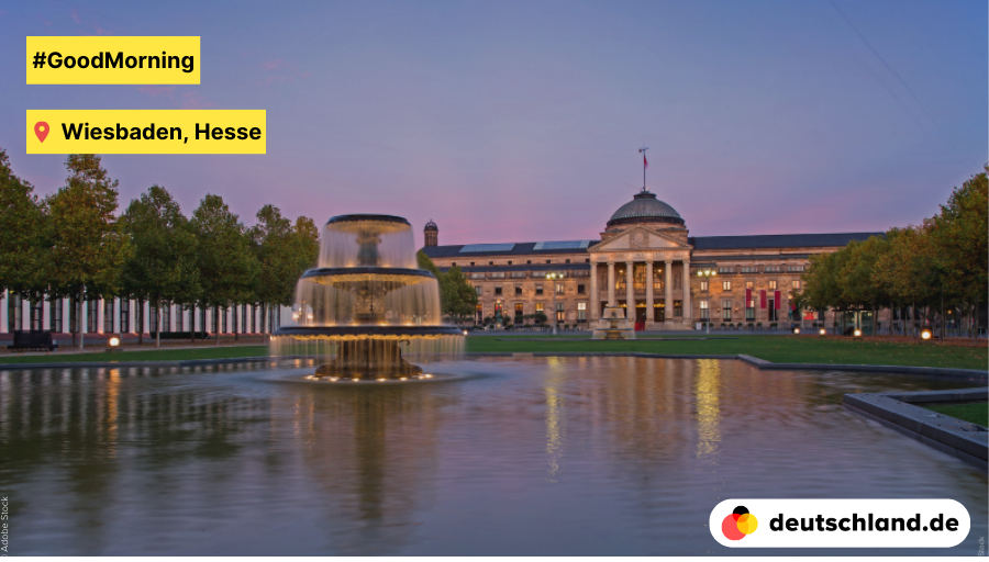 🌅 #GoodMorning from Wiesbaden in Hesse! 🏛️ #Wiesbaden was already known for its thermal springs in #Roman times. 🛁 This is also suggested by the name of the city, which can be translated as 'healing bath'. #PictureOfTheDay #Germany