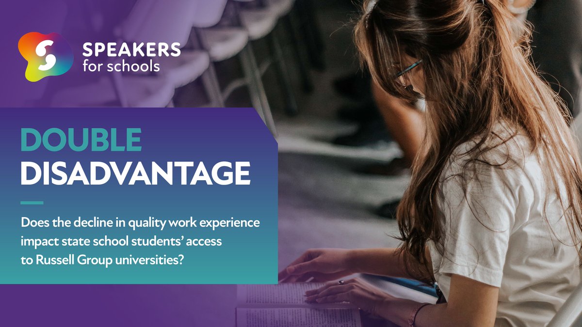 Lack of #workexperience, guidance and enrichment activities are holding young people back from attending top universities. Our new report highlights the double disadvantage state school students experience in securing a place. Read here ➡️ bit.ly/49qbnYT