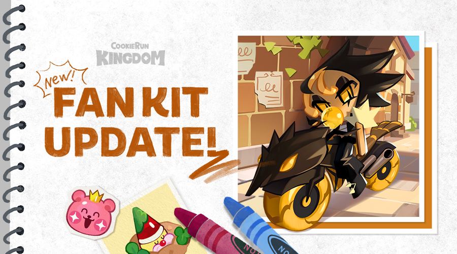 [#CookieRunKingdom Fan Kit Update] ■ #Street Urchin Cookie 's representative image/portrait/emotion ■ #CaramelChouxCookie & Street Urchin Cookie loading image Check it out right now > bit.ly/3juayHe #CookieRun #CRK