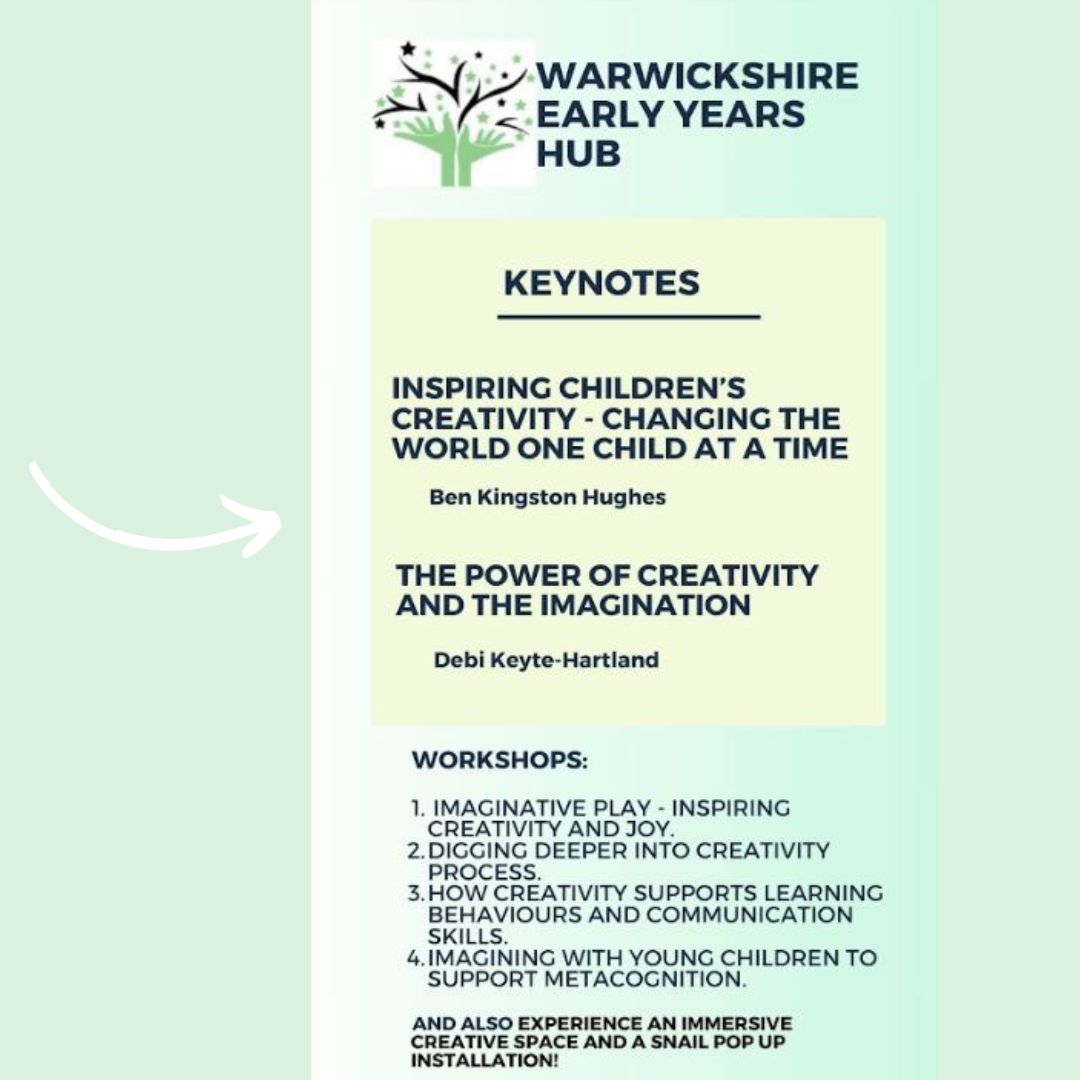 Have you got your tickets for the Warwickshire Early Years Hub conference yet? There's still time!
warwickshireearlyyears.co.uk/event-details/…⁠
#EarlyYearsEducation #ProfessionalDevelopmentForTeachers #WarwickshireTeachers #Schools #Education #Imagination #Creativity #EarlyYears @WarwickshireY