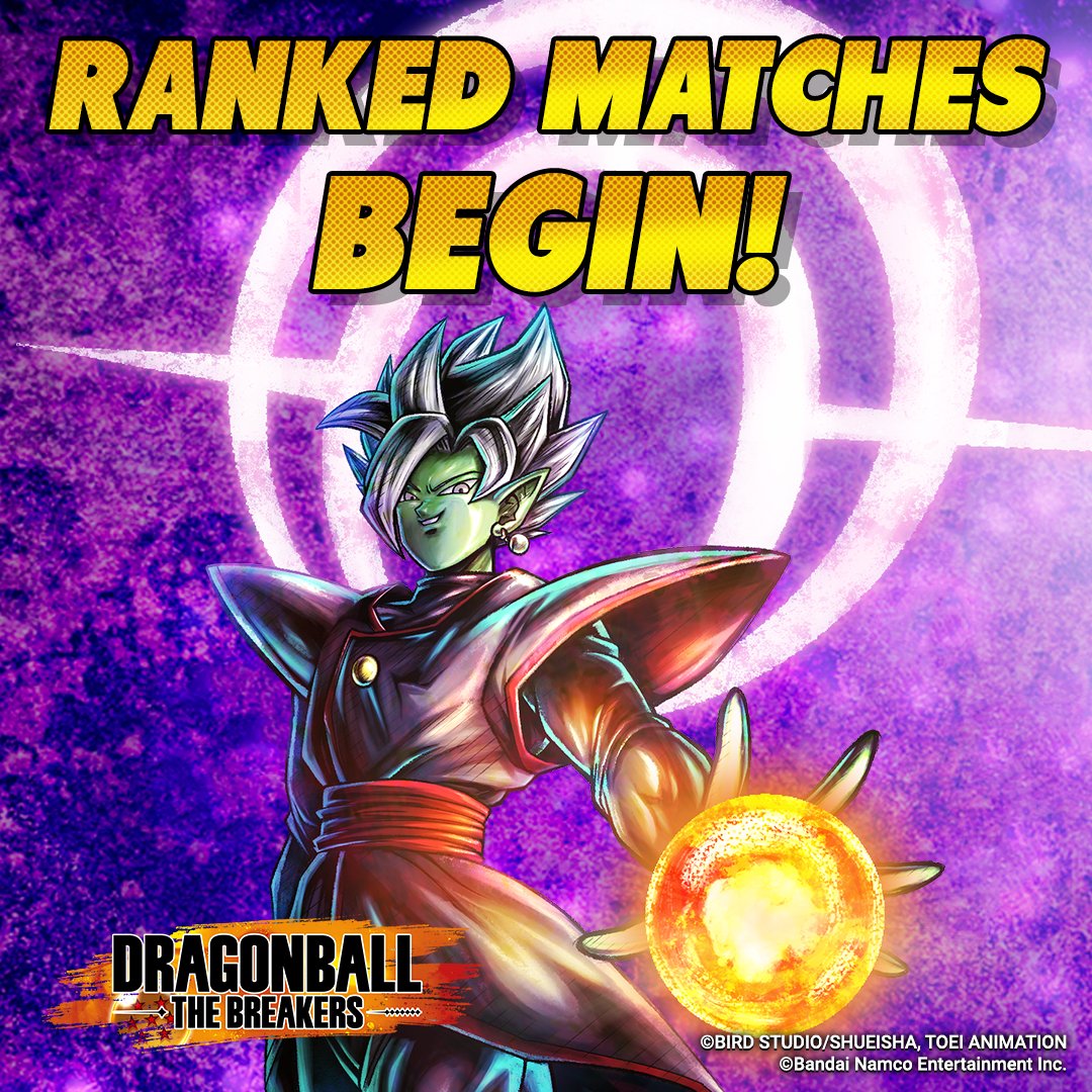 ◤◢◤◢◤◢◤◢◤ ◢◤◢ 　Season 5 Ranked 　 Matches Begin! ◤◢◤◢◤◢◤◢◤◢◤◢ Ranked Matches have just begun! Aim for the highest ranks to get awesome rewards! Become a big-shot Breakers warrior! ▼Details dbas.bn-ent.net/information/?p… #DBTB