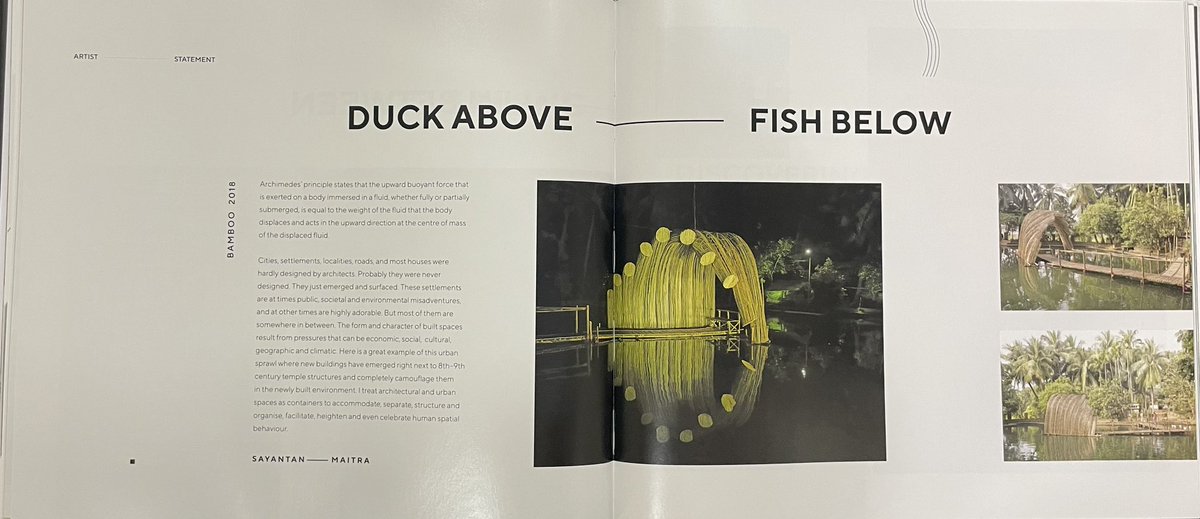 devasissarangi's tweet photo. Guajhara near Kedar Gouri temple🛕(Sura bhai club I guess)
Sayantan Maitra ❤️had an art installation ~
Duck 🦆 Above ____Fish 🐟 below @ #BAT2018 during Hockey World Cup.
A true representation of what old town #Bhubaneswar has to offer ❤️🙏 2 those who thought was Kerala https://t.co/t5J0yvcVcE