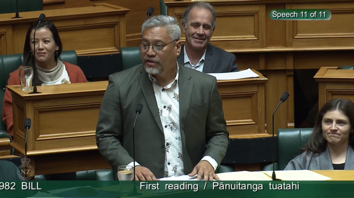 PMN__News's tweet photo. @NZGreens MP @teanau_tuiono's Restoring Citizenship Removed By Citizenship Act 1982 Bill has passed, thanks to 71 votes from MPs from the Greens, Labour, Te Pati Maori, along with coalition govt parties NZ First and ACT. Head to https://t.co/XxqGf5U80W for more. https://t.co/0WDuVfK0Ql
