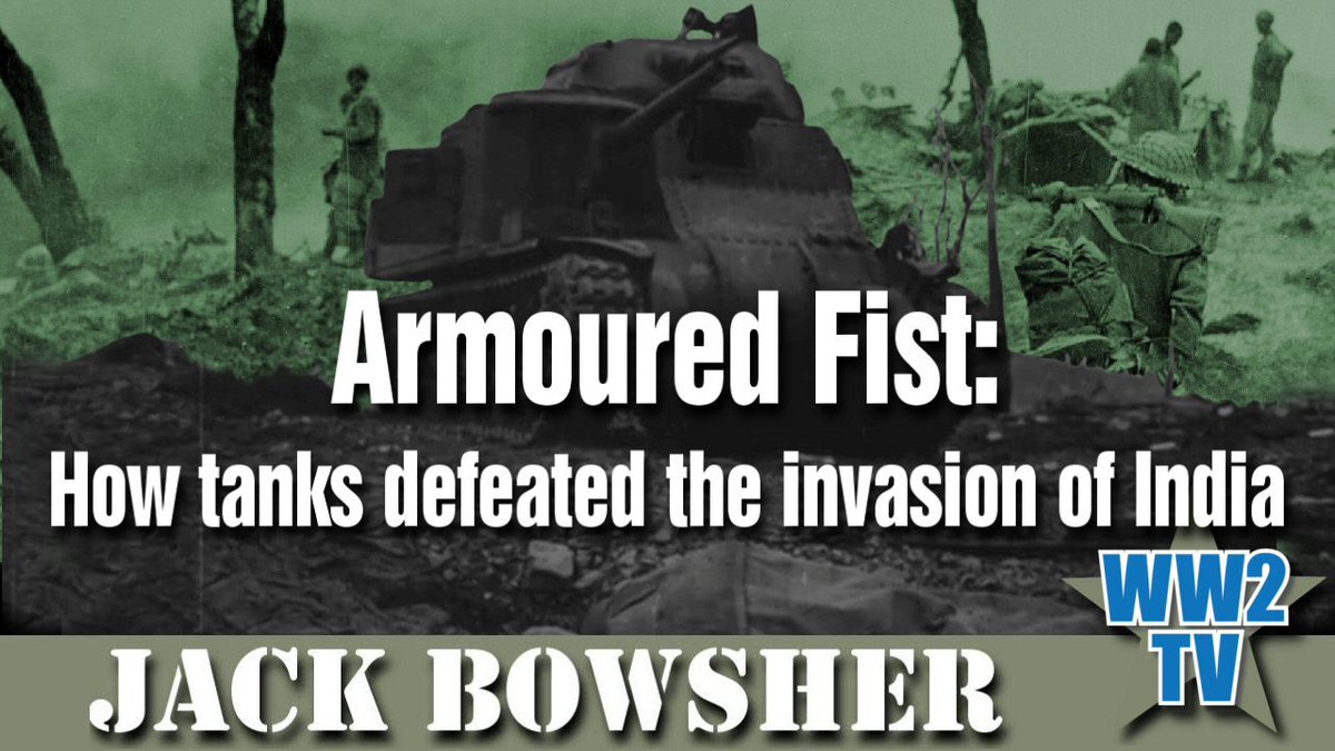 Don’t forget that crazy guy @WW2TV is having me back for a full show tomorrow (Thursday) at 7pm: Armoured Fist: How tanks defeated the invasion of India. Looking at the role tanks played at Imphal and Kohima. youtube.com/live/S3S-aLqaL… #history #tanks #ww2 #youtube #sww #milhist