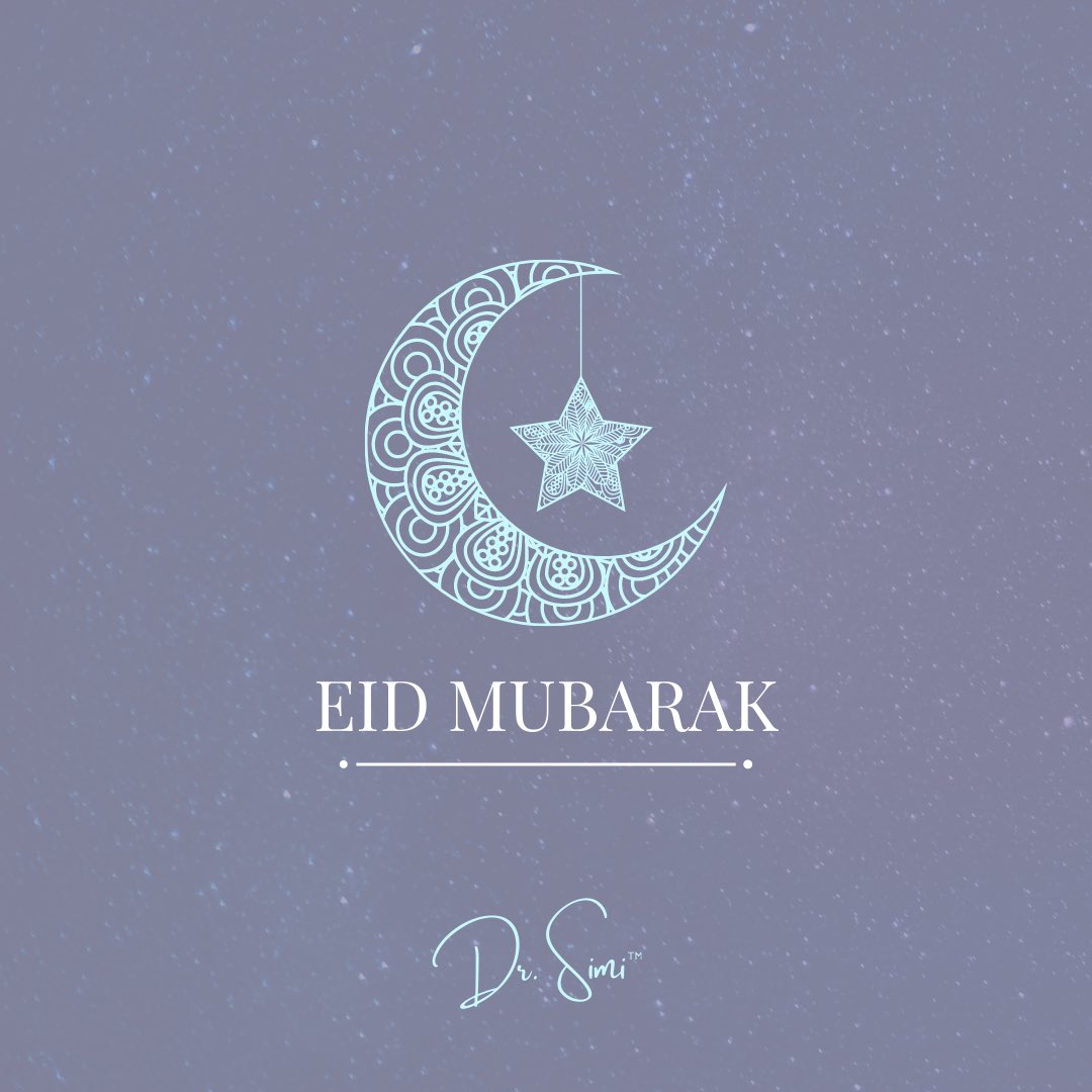 DrSimiLondon's tweet photo. May the blessings of Allah be with you and your family forever and always. Happy Eid! https://t.co/aystucgBp9