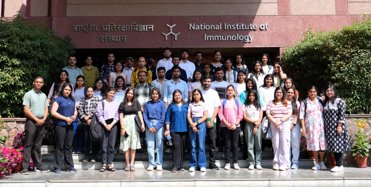 NImmunology's tweet photo. Students and faculty of the Amity Institute of Biotechnology (Manesar) @AmityGurgaon were on campus recently.

Here are some glimpses from their visits to various research facilities and interactions with the researchers👩‍🔬👨‍🔬

@DBTIndia #ScienceSetu #ScienceEngagement https://t.co/eHbZYAwtQG