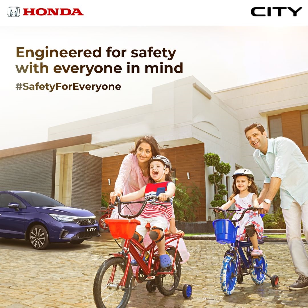 Supreme safety designed to protect & prevent!   Honda’s Safety For Everyone extends beyond drivers to passengers, pedestrians & occupants of other vehicles. 

#CartecHonda #ConceptGroup #HondaCityeHEV #HondaCity #BookNow #SafetyForEveryone #CityCarSafety #HondaCityFeatures