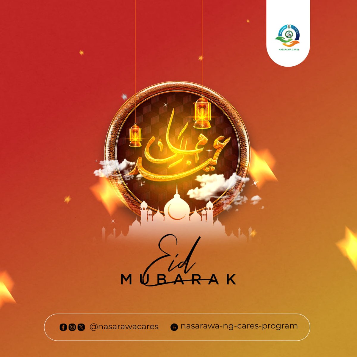 nasarawacares's tweet photo. Eid Mubarak from all of us.
May God accept your acts of worship and prayers.
#ngcares #nasarawacares #eidmubarak https://t.co/RUhLaB2VVc