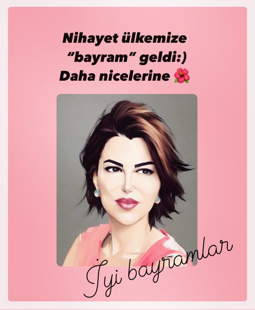 Nihayet ülkemize “bayram” geldi 😊 Daha nicelerine🙏 İyi bayramlar🍭