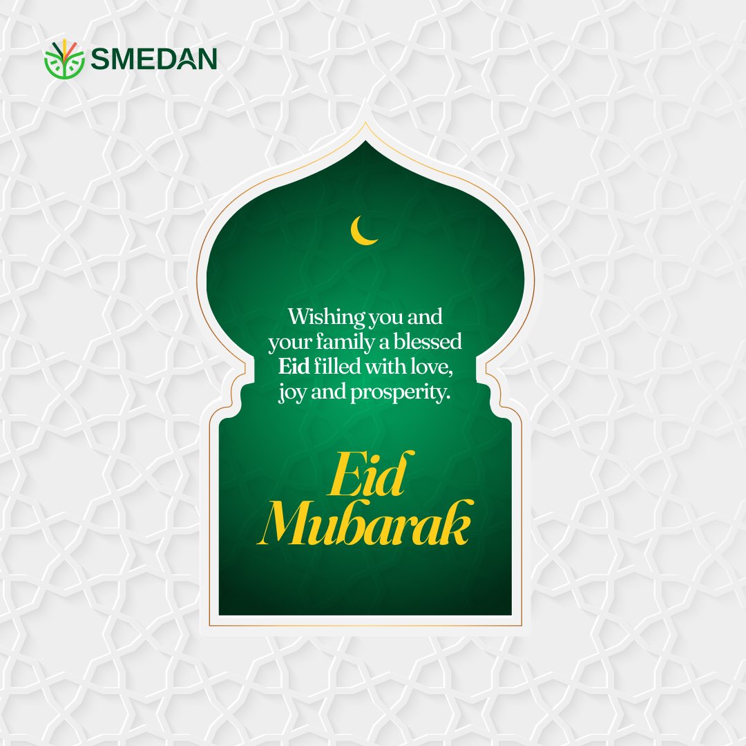 Wishing you and your loved ones a blessed and joyful Eid. May this day be filled with love, community and prosperity. Eid Mubarak. #EidMubarak #Smedan