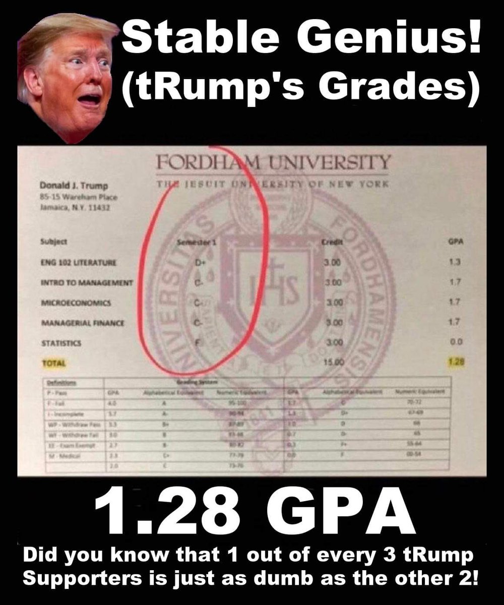 @OccupyDemocrats Oh well… at least he has his genius (or not).