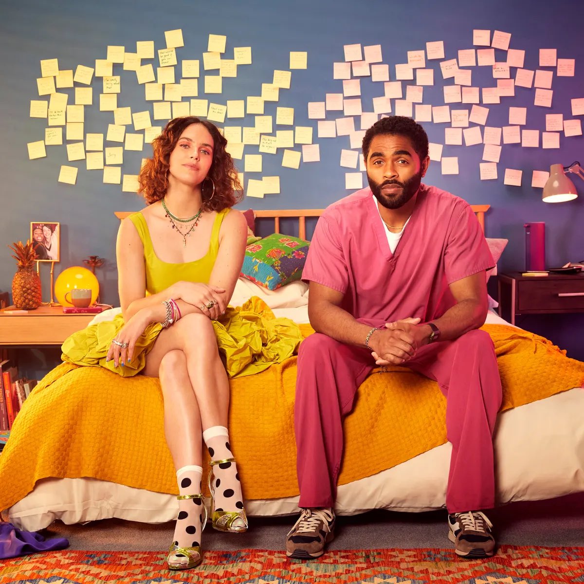 MsGlea's tweet photo. I’ve discovered a delightful sorta romcom British show called #TheFlatshare. Here in the US it’s avail on #Freevee https://t.co/28ZQca1pLY