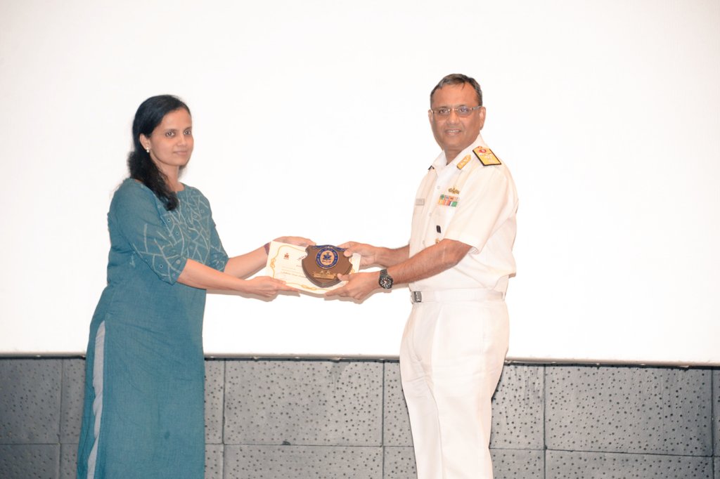 IN_HQSNC's tweet photo. A cancer awareness event in line with #WorldHealthDay's theme 'My Health,My Right'was organised by #INHSSanjivani on #08Apr 24. Talk by doctors of @AmritaHospitals,mime performance &amp;cancer awareness quiz  were the highlights. Speakers were felicitated by RAdm Upal Kundu,#COS #SNC https://t.co/YwrzpY8kS9