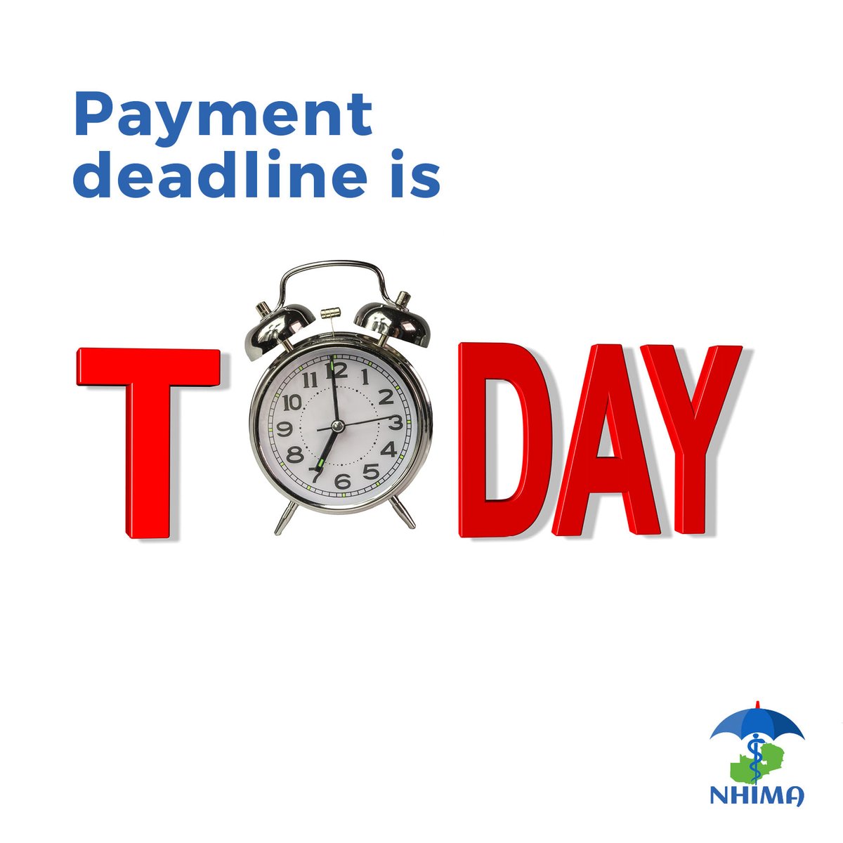 The 10th of April, 2024, is the deadline for submission of your March, 2024 NHIMA returns & contributions. For assistance visit our offices or call toll free 8000. enhima.nhima.co.zm #LeavingNoOneBehind