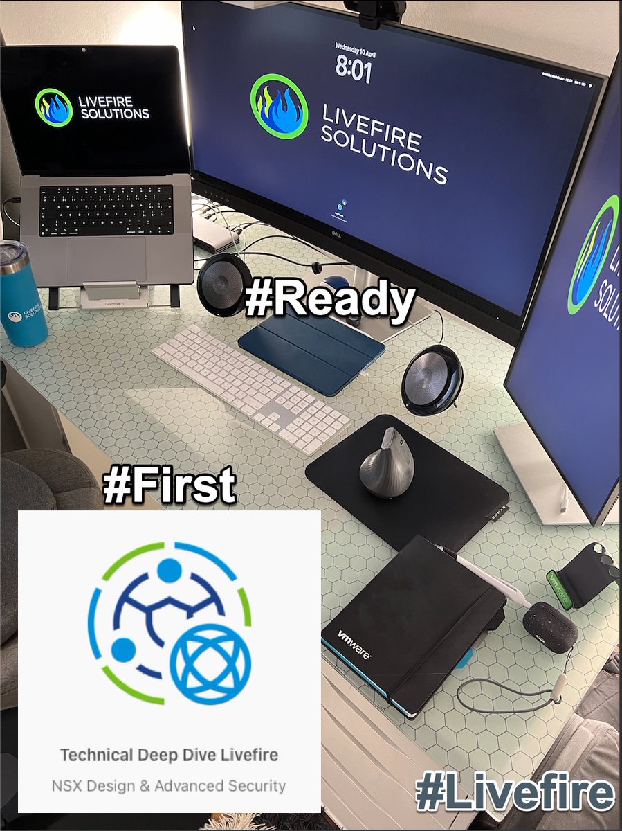 novakkkarel's tweet photo. The first delivery Deep Dive Livefire is here. Details here: https://t.co/dngpkgppbf #RunNSX #RunVCF #Security #1Day#ExpertToExpert Follow us for more information about the new curriculum and topics Livefire VCF Team. See you -) @LivefireTeam #VMwareByBroadcom #Livefire https://t.co/4KkCLp5yJl