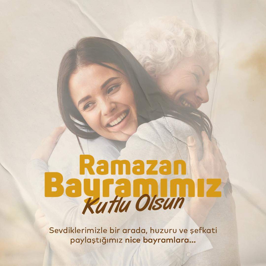 Bereketli sofralarda sevdiklerimizle buluştuğumuz; sağlıkla, huzurla ve şefkatle bir araya geldiğimiz nice mutlu bayramlara… #RamazanBayramı kutlu olsun.