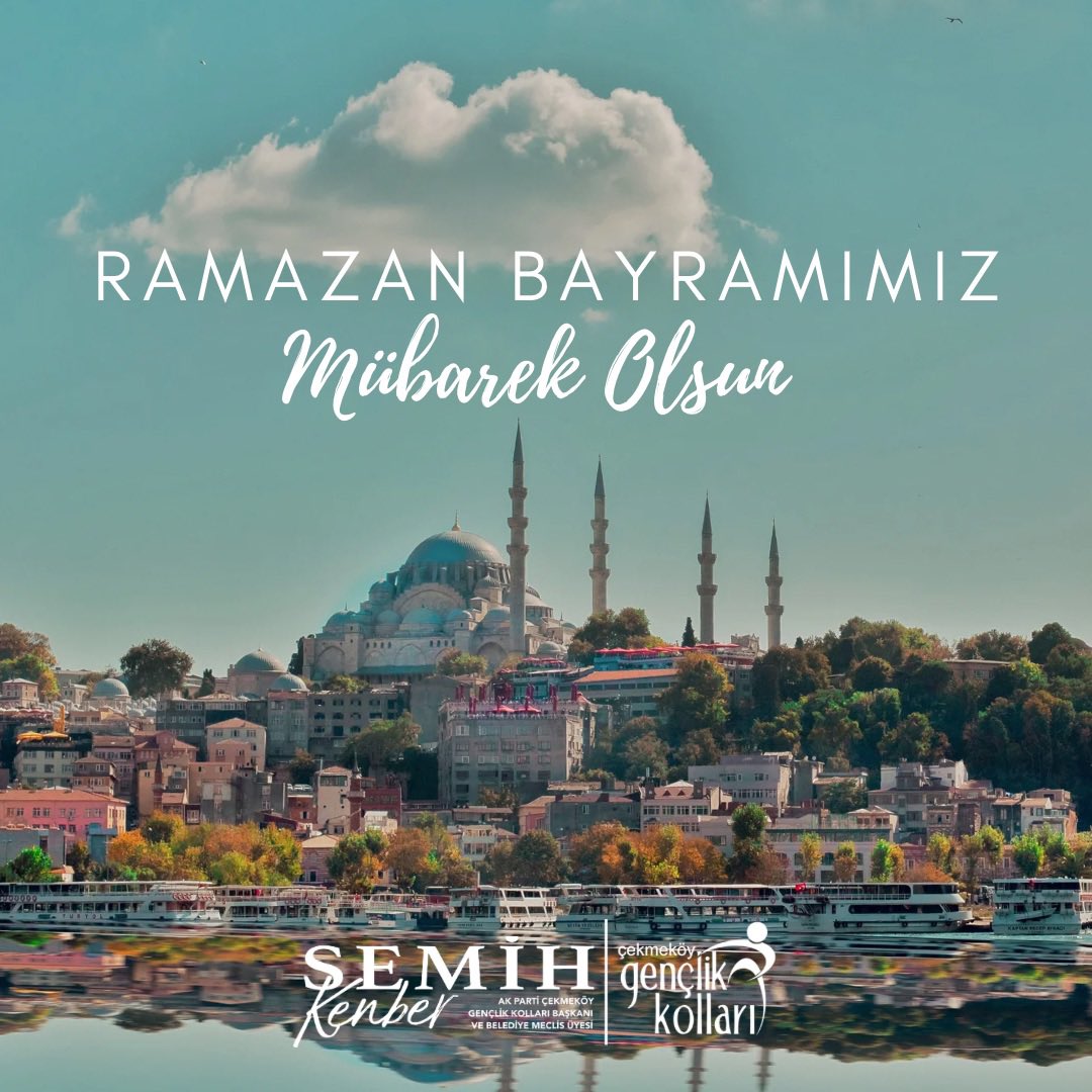 Ramazan Bayramımız mübarek olsun! Sevinç ve mutlulukları paylaştığımız, aileniz ve sevdiklerinizle birlikte geçireceğiniz nice bayramlar diliyorum. #RamazanBayramı