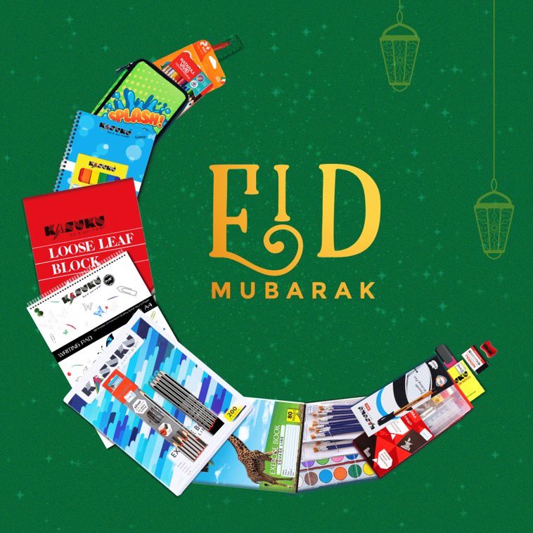 KasukuStat's tweet photo. Eid Mubarak!🎉 May the joy and positivity of these festivities fill the hearts of your loved ones!
#KasukuStationery #PutItDownOnPaper #EidAlFitr https://t.co/TnCDE9cDsr