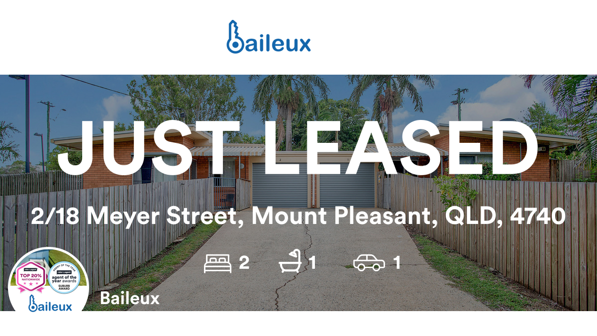 BenjiMolineux's tweet photo. 🛌 2 🛀 1 🚘 1
📍 2/18 Meyer Street, Mount Pleasant, QLD, 4740

Our latest leased rental on RateMyAgent

https://t.co/2XdpGeCRO2

...
#ratemyagent #realestate #Baileux https://t.co/aXFTzMBZZK