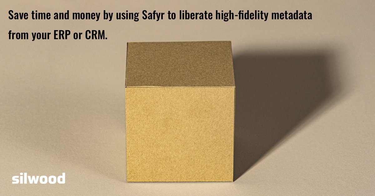 Save time and money by using Safyr to liberate high-fidelity #metadata from #ERP #CRM. Deliver to #DataCatalog, #DataGovernance and #DataModeling tools ow.ly/IEM850R8eAM #Metadata #MasterData #DataGovernance #DataCatalog #DataCompliance #ETL