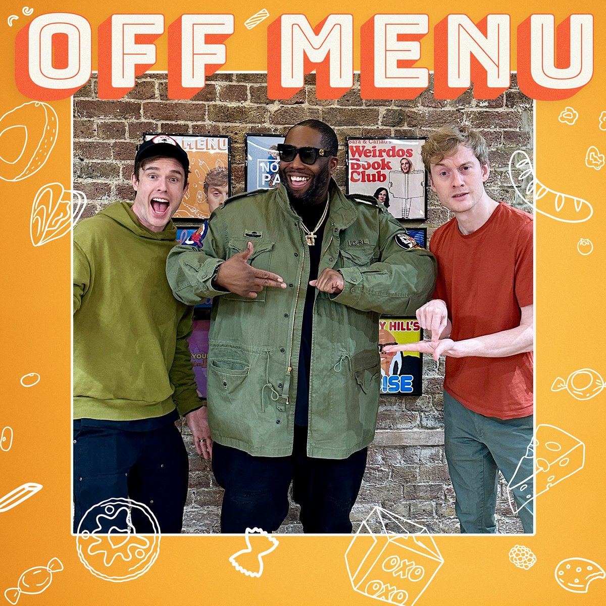 New episode of... 🧞‍♂️🍽 Off Menu 🍽🧞‍♂️ with Ed Gamble and James Acaster and special guest... Killer Mike! 🍽️ Apple: apple.co/4aKQqJ0 🍽️ Spotify: open.spotify.com/episode/4ACITr…