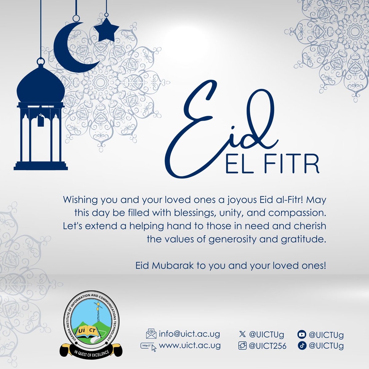 As we come together to mark the end of Ramadan, we extend our warmest wishes to you and your families on the occasion of Eid al-Fitr. May this day be filled with joy, love, and countless blessings as we reflect on the strength and spirit of unity that Ramadan has instilled in us.