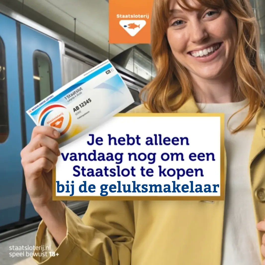 Wordt VANDAAG jouw #DROOM waar bij de #GELUKSMAKELAAR? 🙏
Je hebt tot 18.00 uur! 
#JACKPOT € 1️⃣0️⃣,1️⃣ MILJOEN. 
Wat ga jij daar mee doen??? 
#WEBSHOP geluksmakelaar.nl 🍀
Tot zo. 
#Primera #PrimeraZwolle #PrimeraKosterman #StaatslotKopen #Al6xDeHoofdprijs #Al4xDeJackpot
