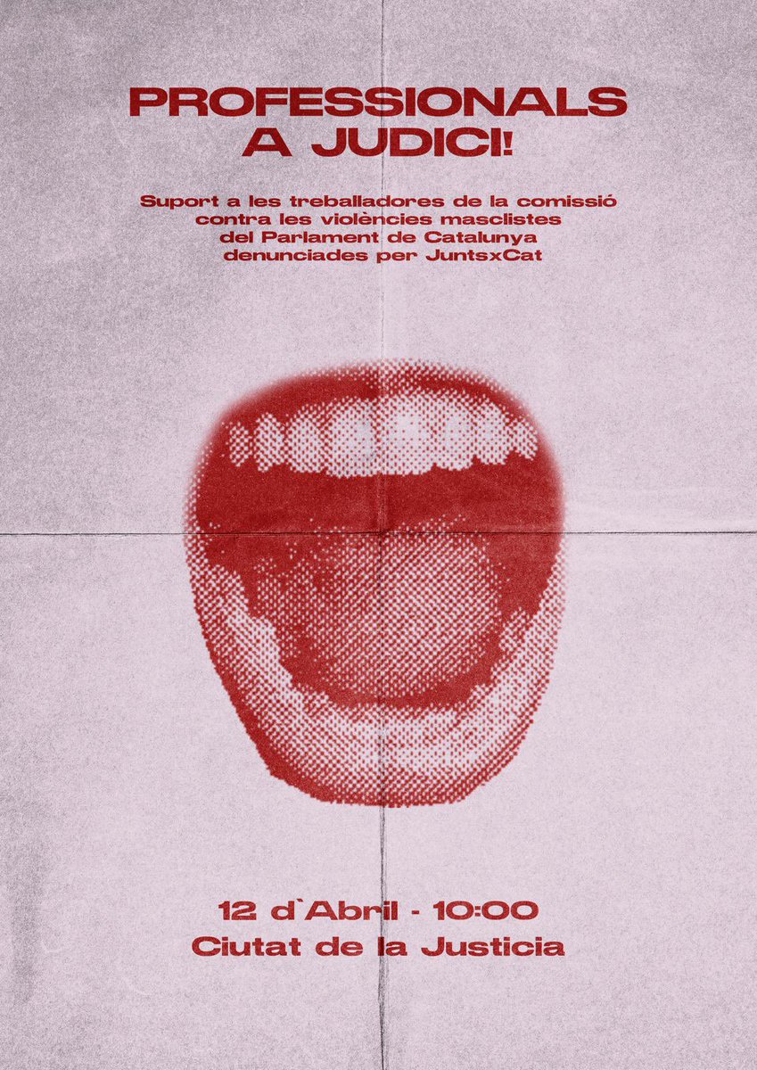 Junts per Catalunya denuncia l'advocada d’Arrels Advocats especialitzada en violències masclistes i sexuals en l'àmbit laboral, Laura Rodríguez, i dos professionals més de la Comissió d'Investigació de situacions d'assetjament del Parlament. 

Divendres 12 d’abril, 10h