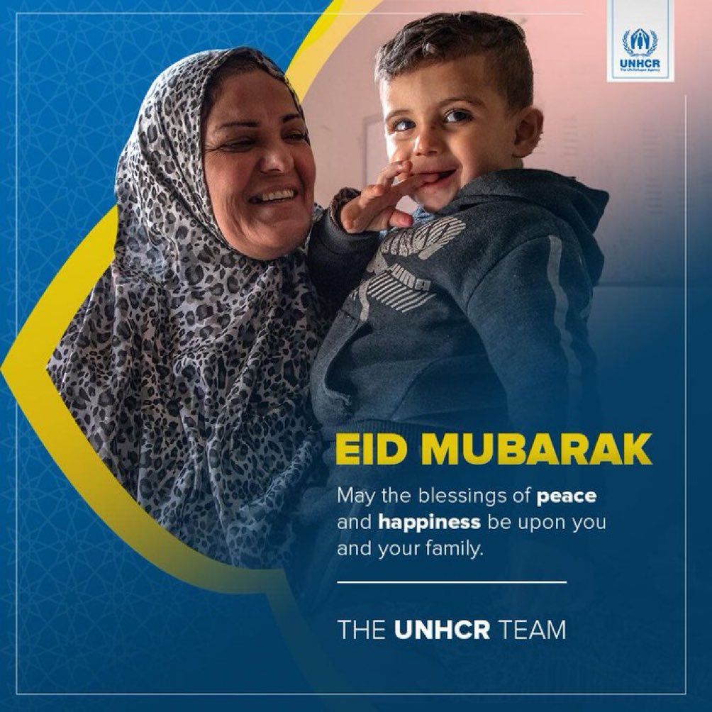 Eid Mubarak to everyone celebrating today, from us all at UNHCR Kenya. #withrefugees #Ramadan