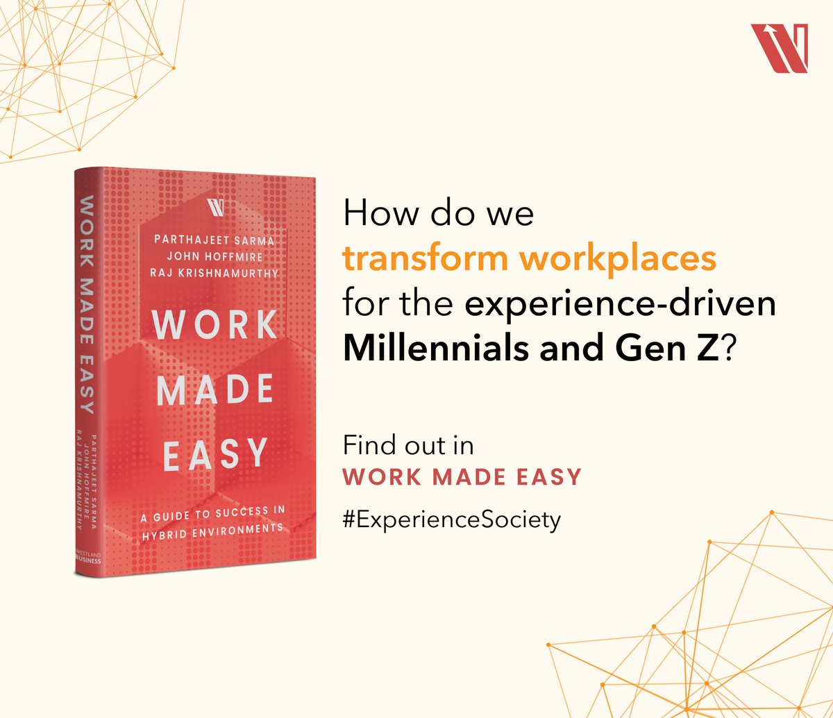 #WorkMadeEasy on Wednesday! How do you build a workplace that is seamless for different generations? Work Made Easy holds the answers for you. Buy your copy today. Available at all bookstores and online. @parthajeetsarma