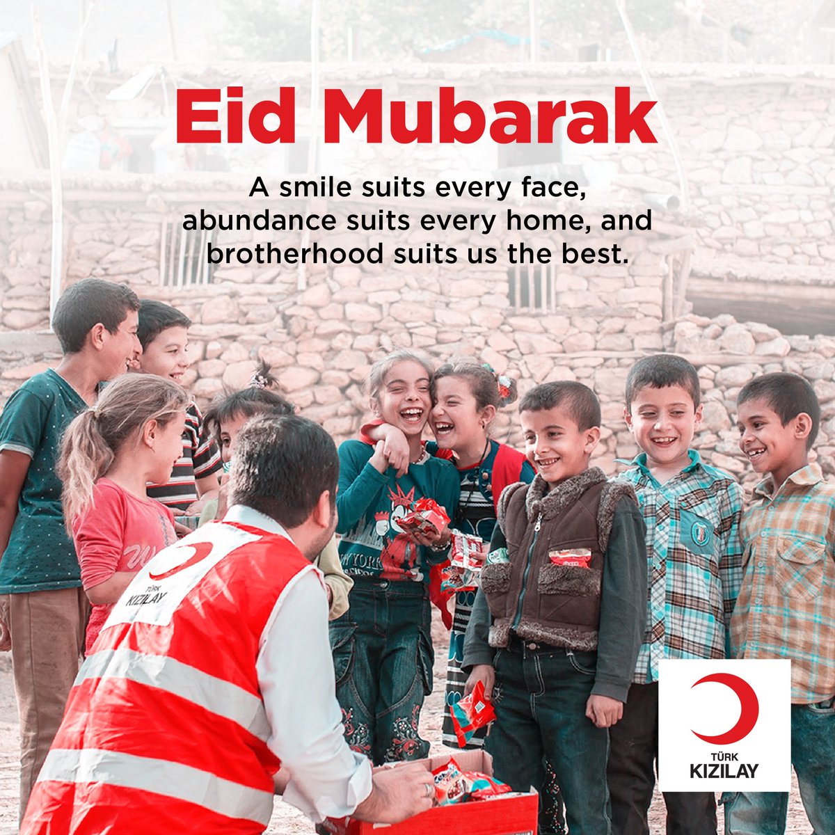 We have reached the end of another Ramadan month, where we deeply feel the joy of sharing and we have also brought smiles to millions of people in need. Wishing you a blessed #EidAlFitr! 🌙 🍬