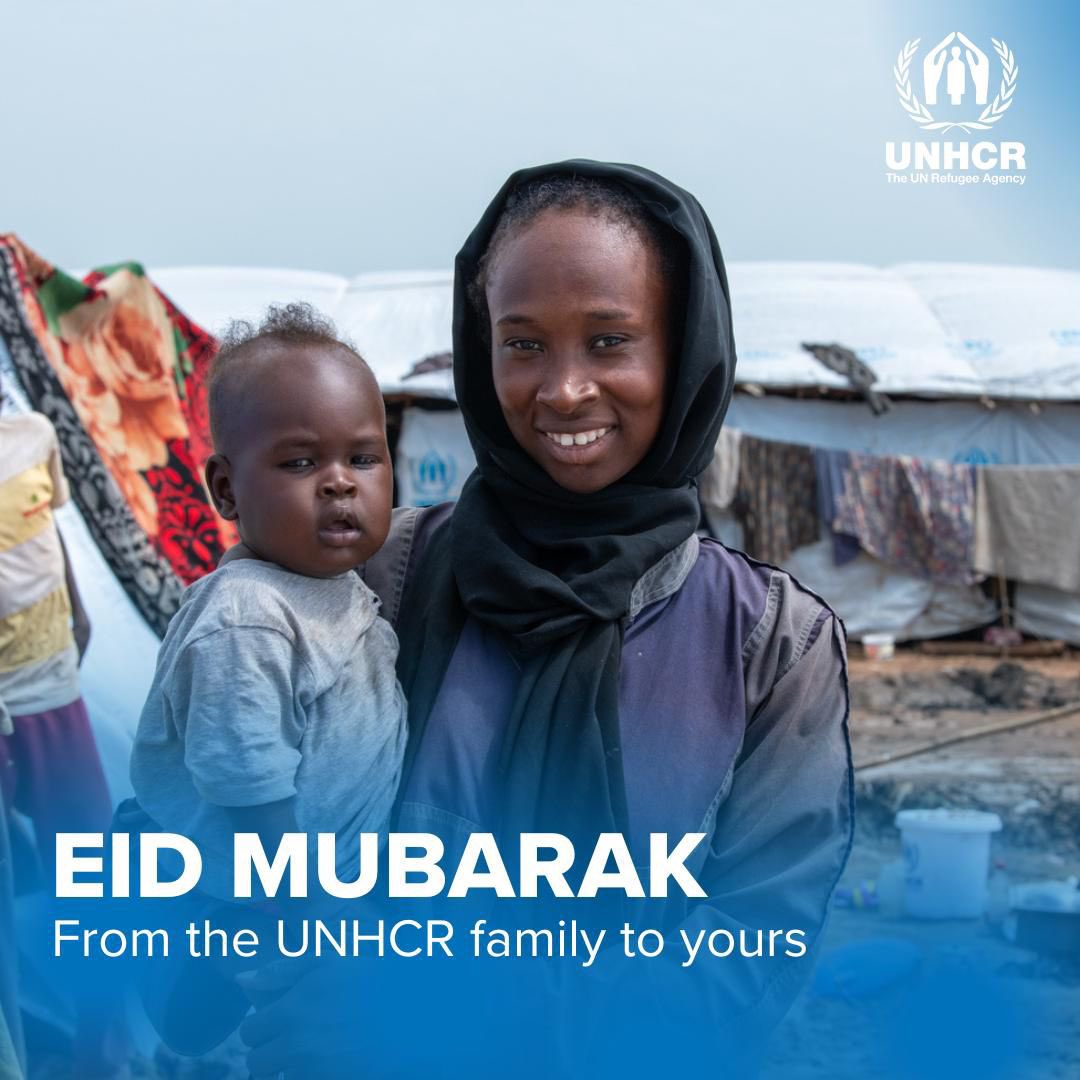 As we celebrate Eid Al-Fitr with our loved ones, I wish all a blessed day especially those who have been forced to flee.  

We must all join together to find peace &amp; solutions for the millions of displaced.

#EidMubarak