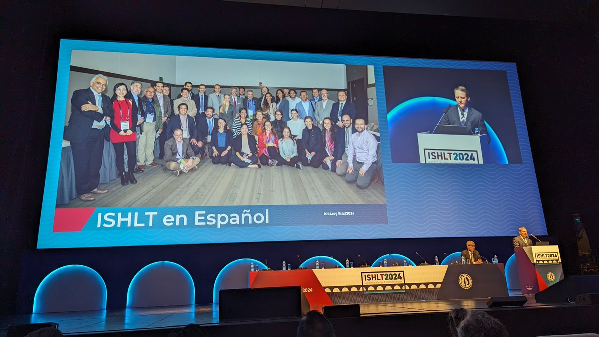 We are excited to formalize #ISHLTenEspañol at #ISHLT2024. Gracias para todos, @MartaFarrero and @paomorejon!