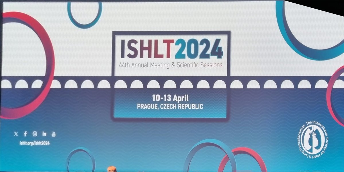 Kicked off! #ISHLT2024 in Prague