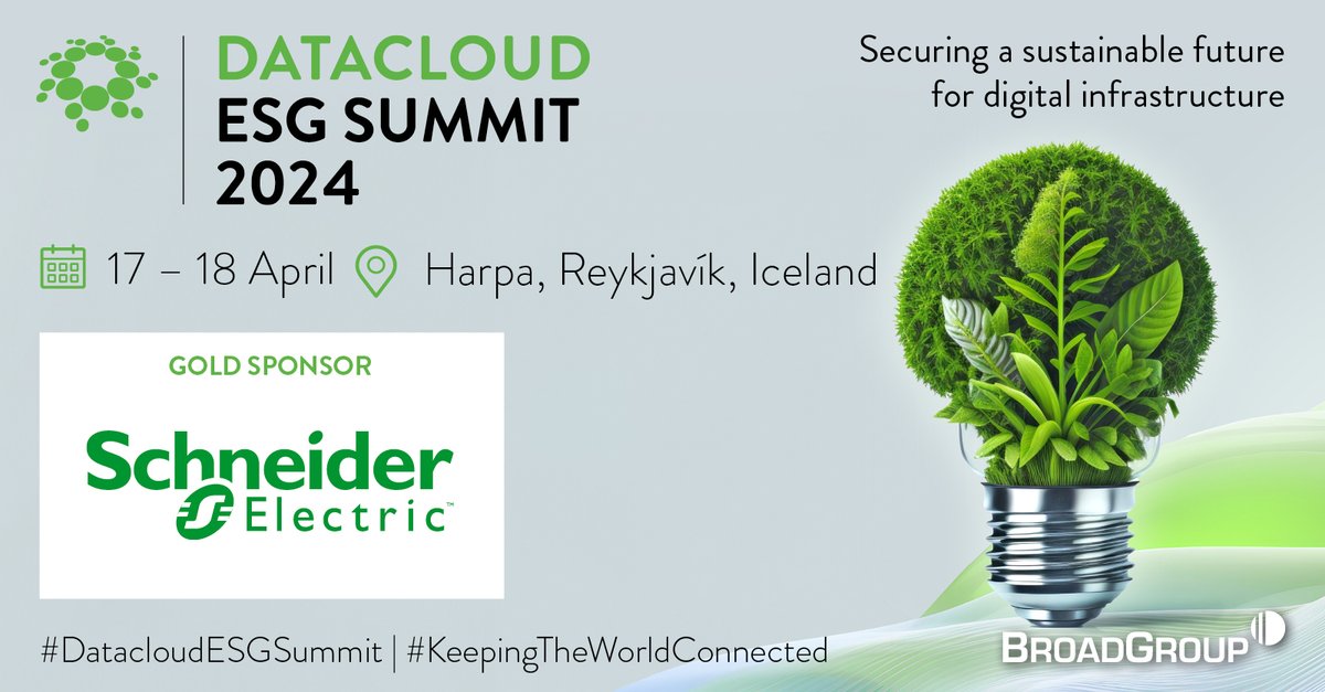 Schneider Electric er Golden Sponsor på Datacloud ESG Summit den 17. – 18. april🚀 Her deler vi vores vision om AI's indvirkning på datacenterindustrien under hovedpanelet "AI og miljøet - frenemies?" 🌍 Tilmeld dig: spr.ly/6013wTmQU 
 #SchneiderElectric #AI #LifeIsOn