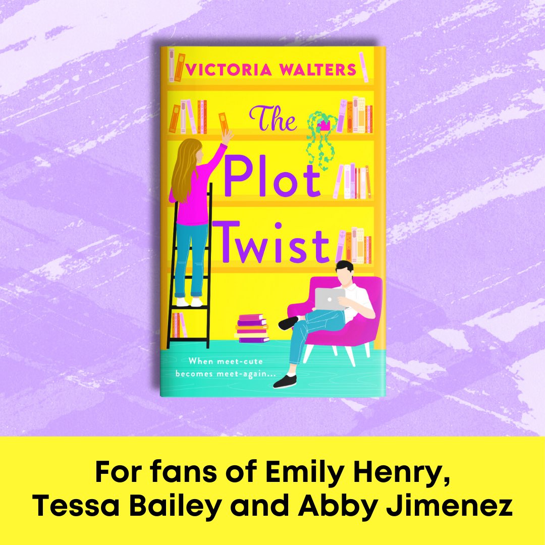 ICYMI look at the gorgeous cover for my next rom com The Plot Twist out in June! It’s a second chance romance set in a publishing company - perfect for my fellow book lovers 💜💛 

Pre-order here: mybook.to/theplottwistso…