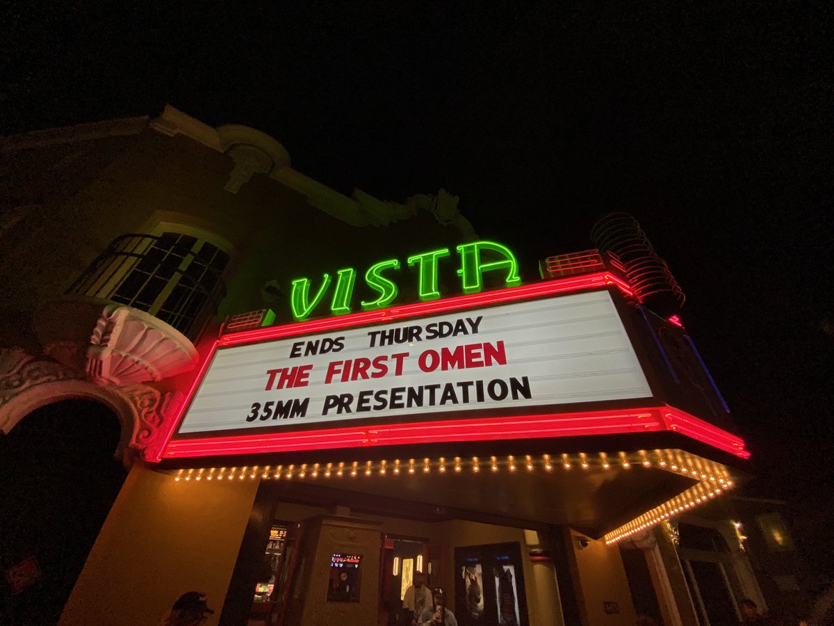 THE FIRST OMEN is a REAL movie. Every frame controlled (movement, light, layers) as it pushes deeper into the horror within. A movie crafted with clear intention and with the resources to pull it off. Bravo Arkasha Stevenson, Phantom Four Films and 20th Century Studios.