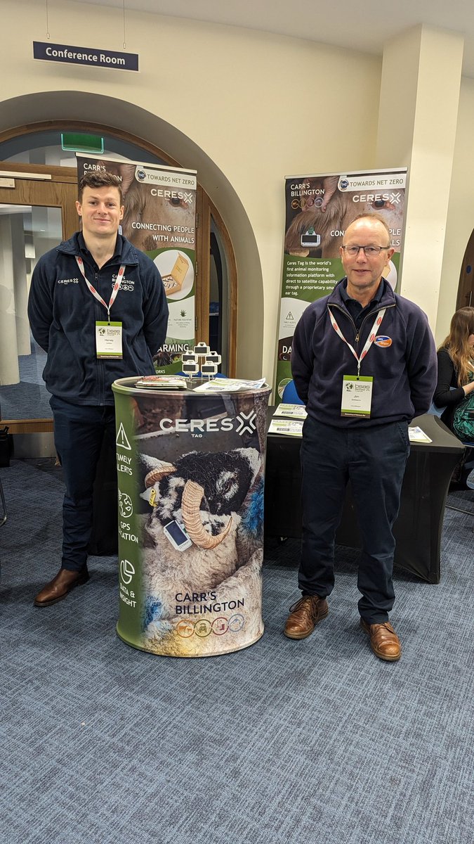 Visit the @CarrsBillington stand at #BSAS2024 to hear about measuring individual animal feed intake in the field with CERES TAG @ceres_tag 
🍀#PastureFeedIntake
📍#geolocation #activity
💡#agritechnology
@BSAS_org