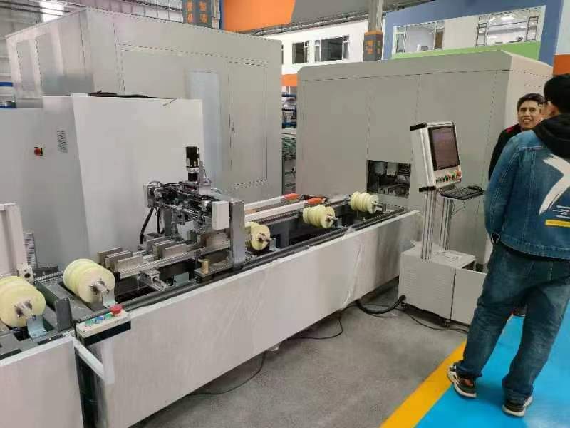 fenstek's tweet photo. #FENSTEK specially developed #cnccuttingmillingmachiningcenter , which is suitable for #American system vinyl profile section processing had been fully tested and ready for shipping out to the USA client factory. 
#windowmachine #vinylwindowmachine #upvcwindowmachine https://t.co/gbQxY5O3lh