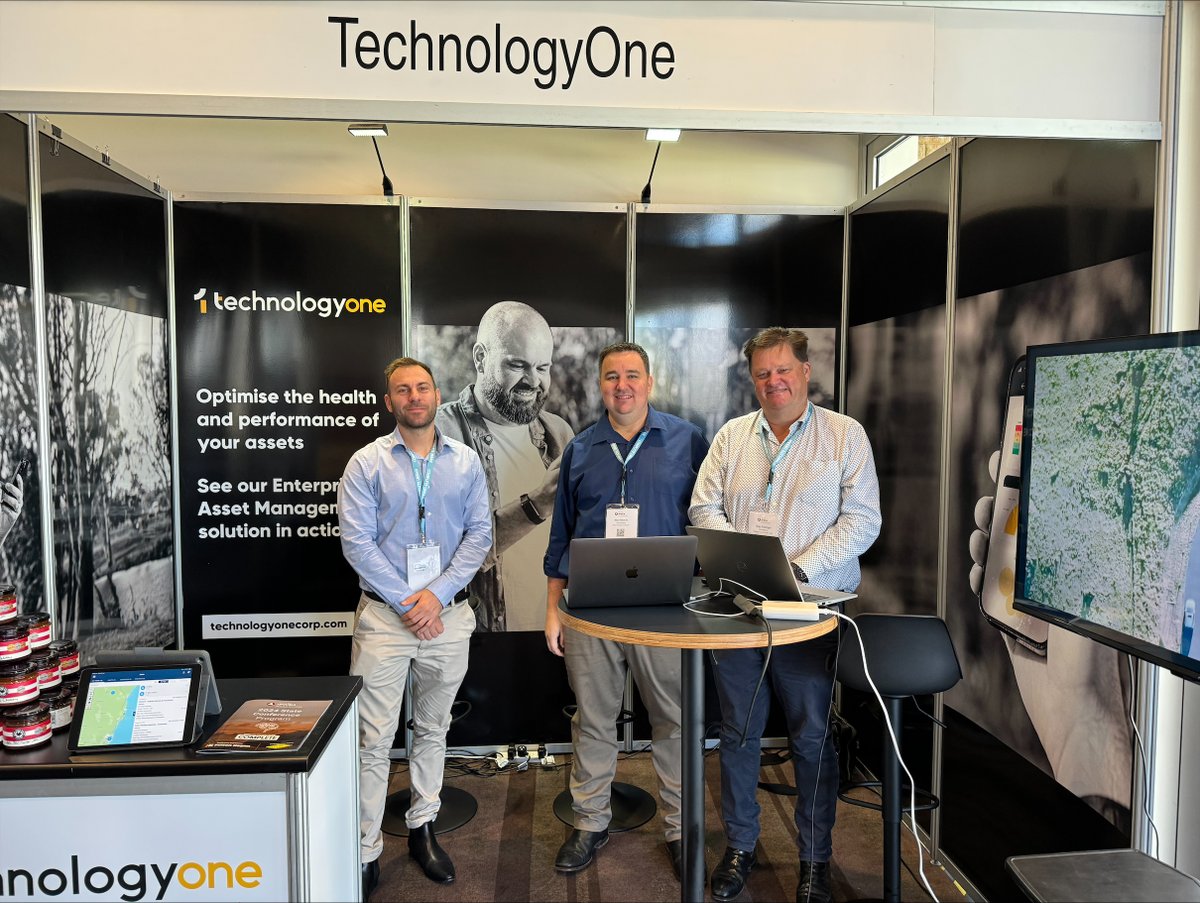 We're at @ipweansw this week in the Hunter Valley! Come and visit the team at our booth to talk about how TechnologyOne's Enterprise Asset Management can optimise the health and performance of your organisation's assets. #IPWEA