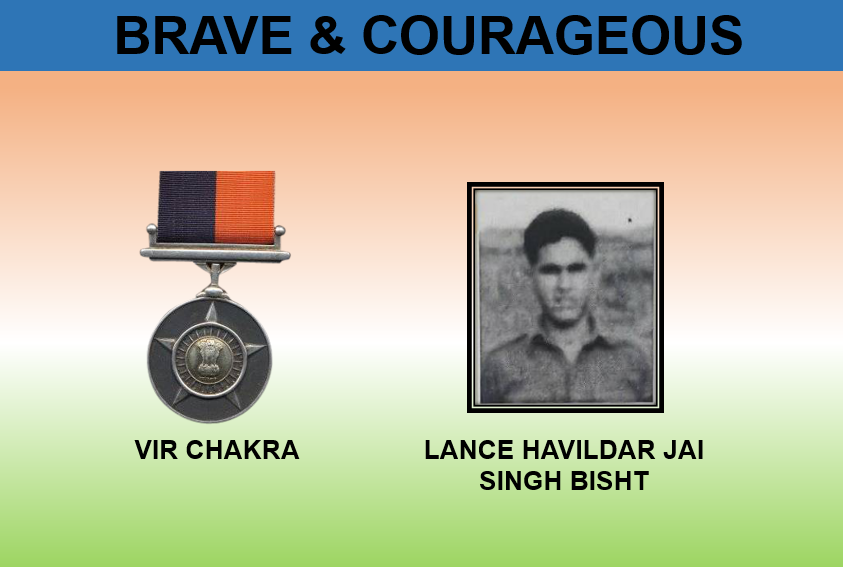 10 Apr 1948 Jammu and Kashmir Lance Havildar Jai Singh Bisht displayed courage and bravery of the highest order in the face of the enemy. Awarded #VirChakra. Salute to the war Hero!🙏 #IndianArmy