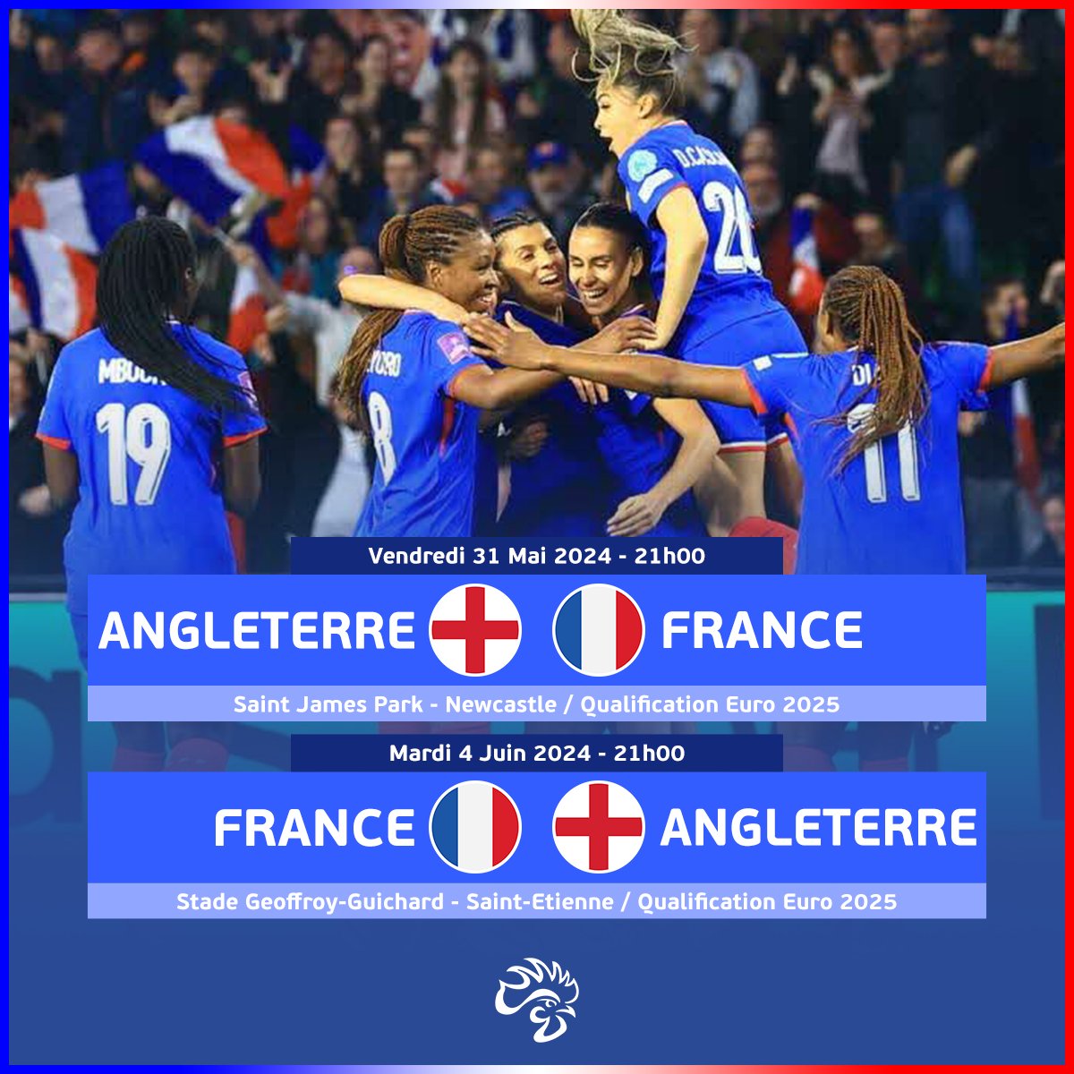 Le classement ⏭️ Le prochain rassemblement 👀 #AllezLesBleues 💪🇫🇷