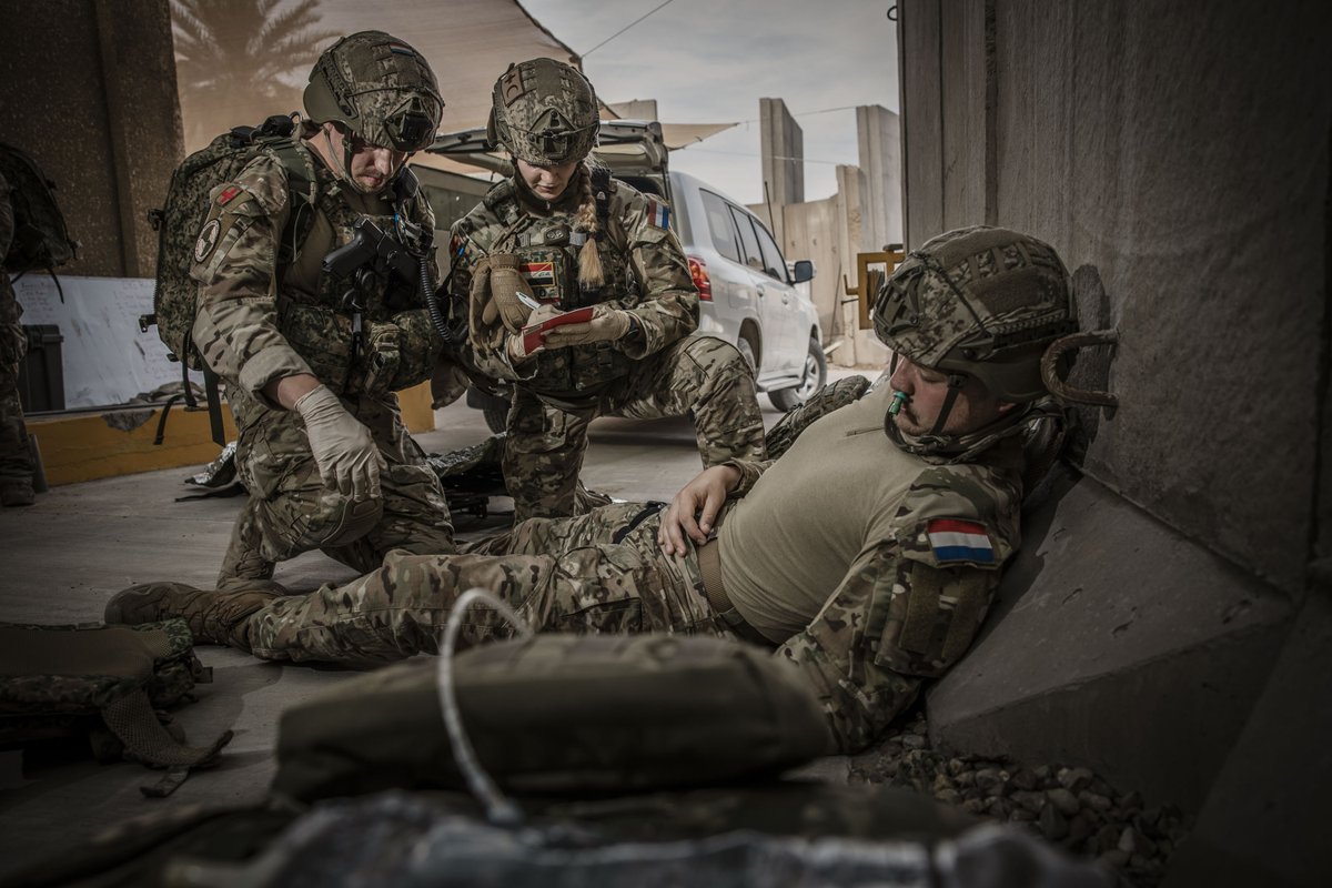 Militairen van 11 Geneeskundig Compagnie zijn momenteel in Bagdad aanwezig om zorg te dragen voor de geneeskundige afdekking voor alle Nederlandse, Poolse en Duitse collega’s tijdens de NAVO Missie Irak (NMI).