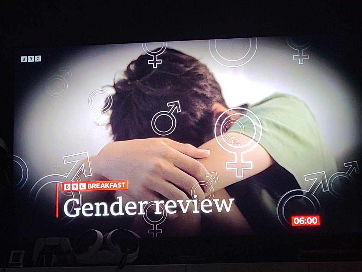 BBC Breakfast 6am coverage of the Cass Review was a trip. 'Children questioning their gender identity have been let down by a toxic debate over the subject.' Cut to interview with a TIM 'forced' to pay for private gender reassignment surgery.